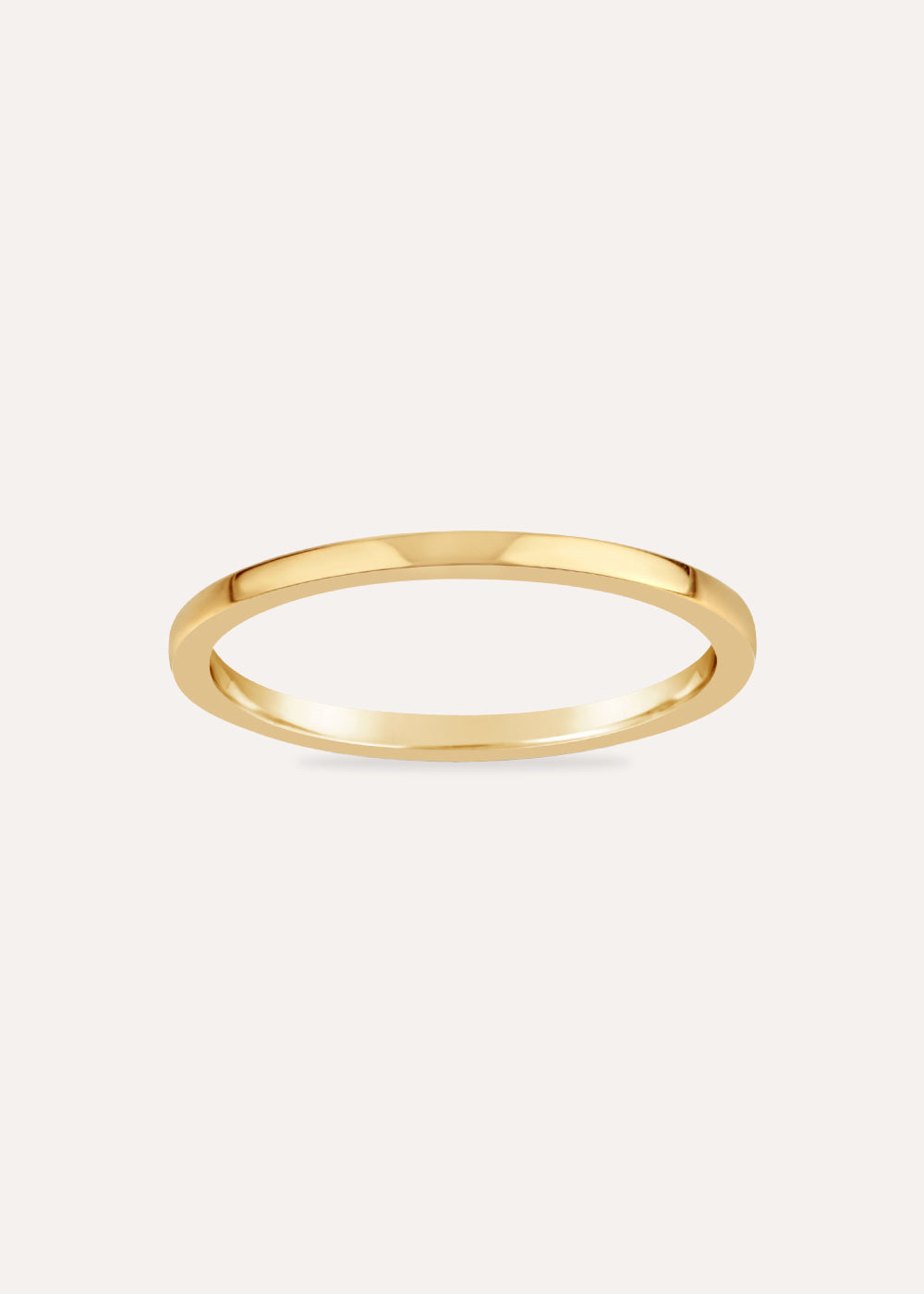 18k gold wedding band thin
