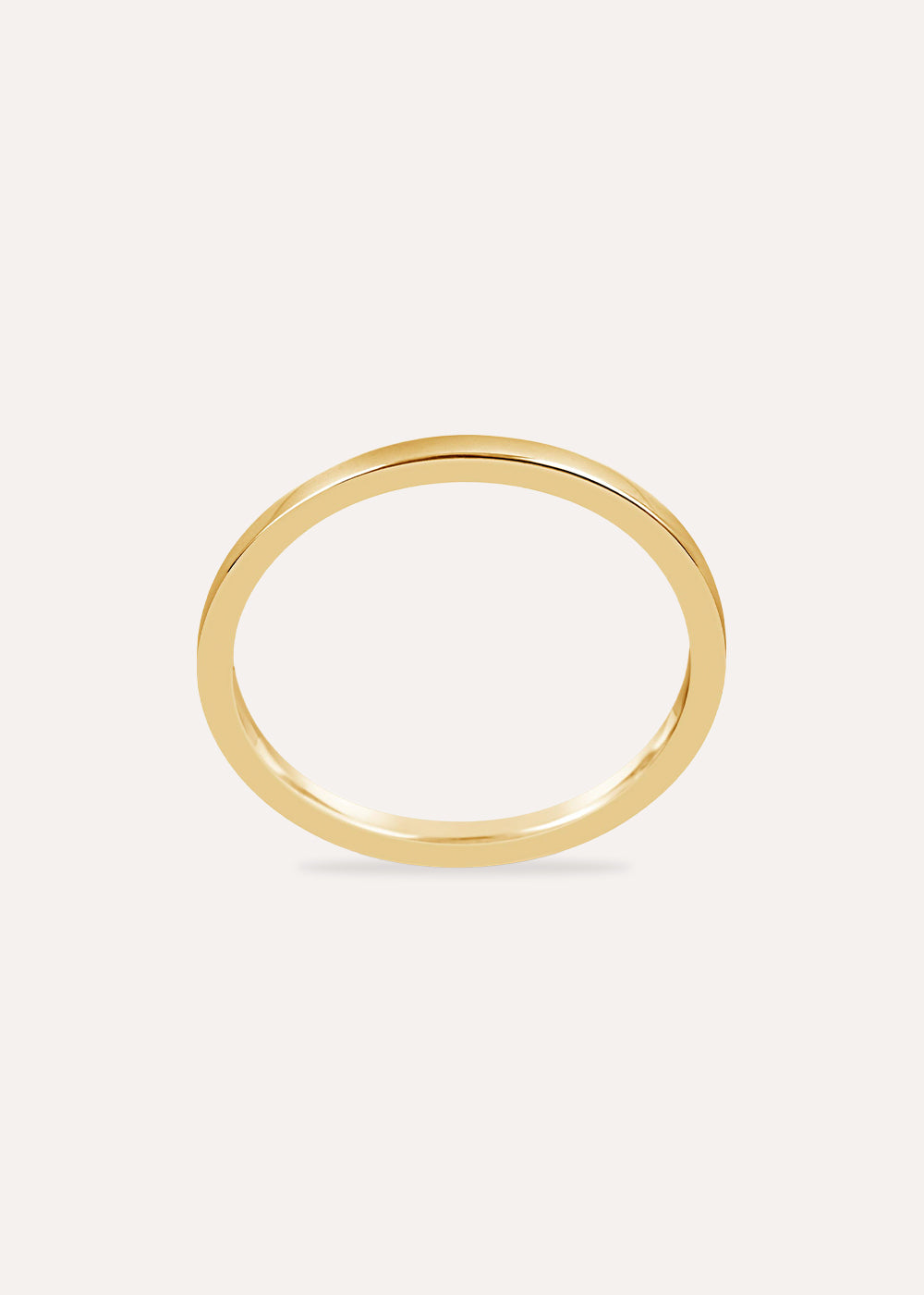 Flat Wedding Band 1.5mm