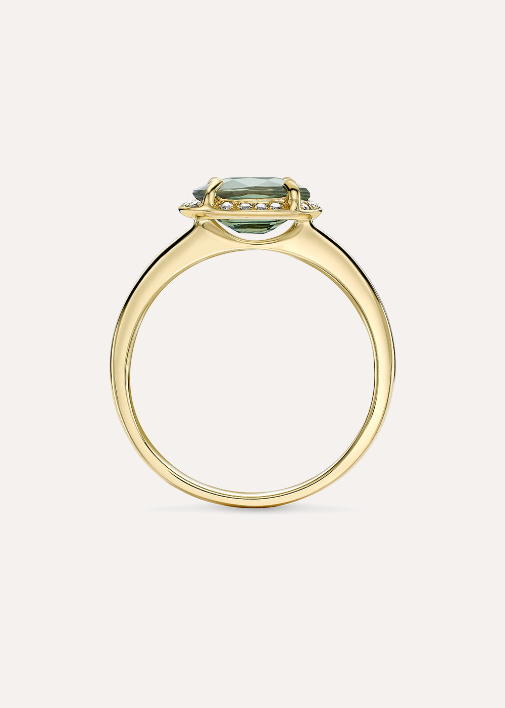 Mia Green Sapphire & Diamond Ring