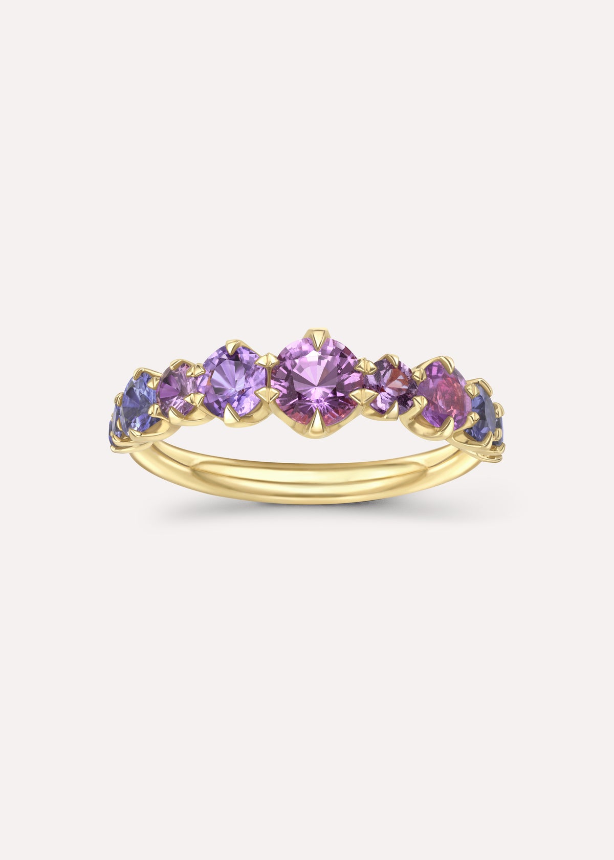 Starry Night Ombré Sapphire Ring