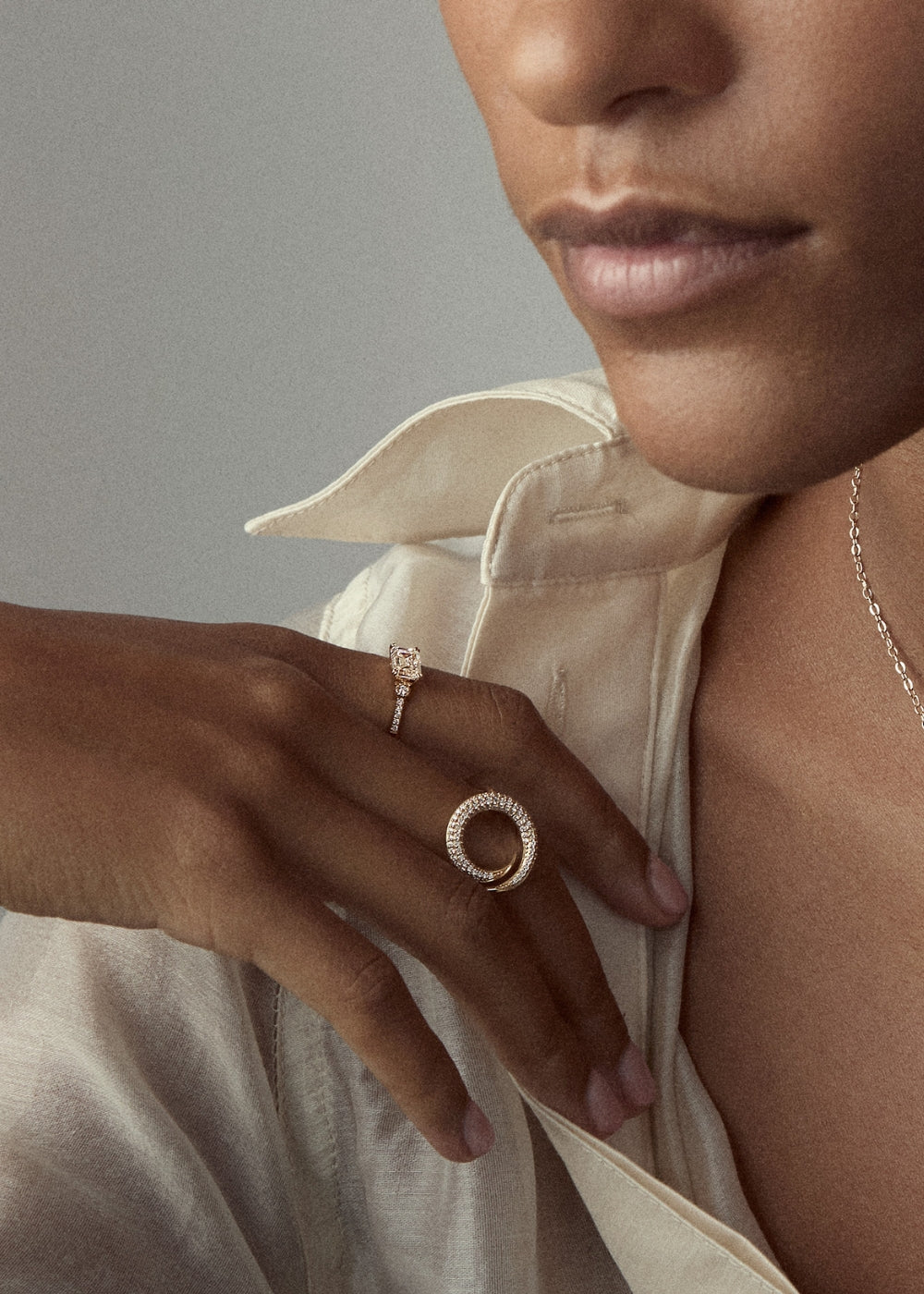 Toro Pavé Lab-Grown Diamond Ring