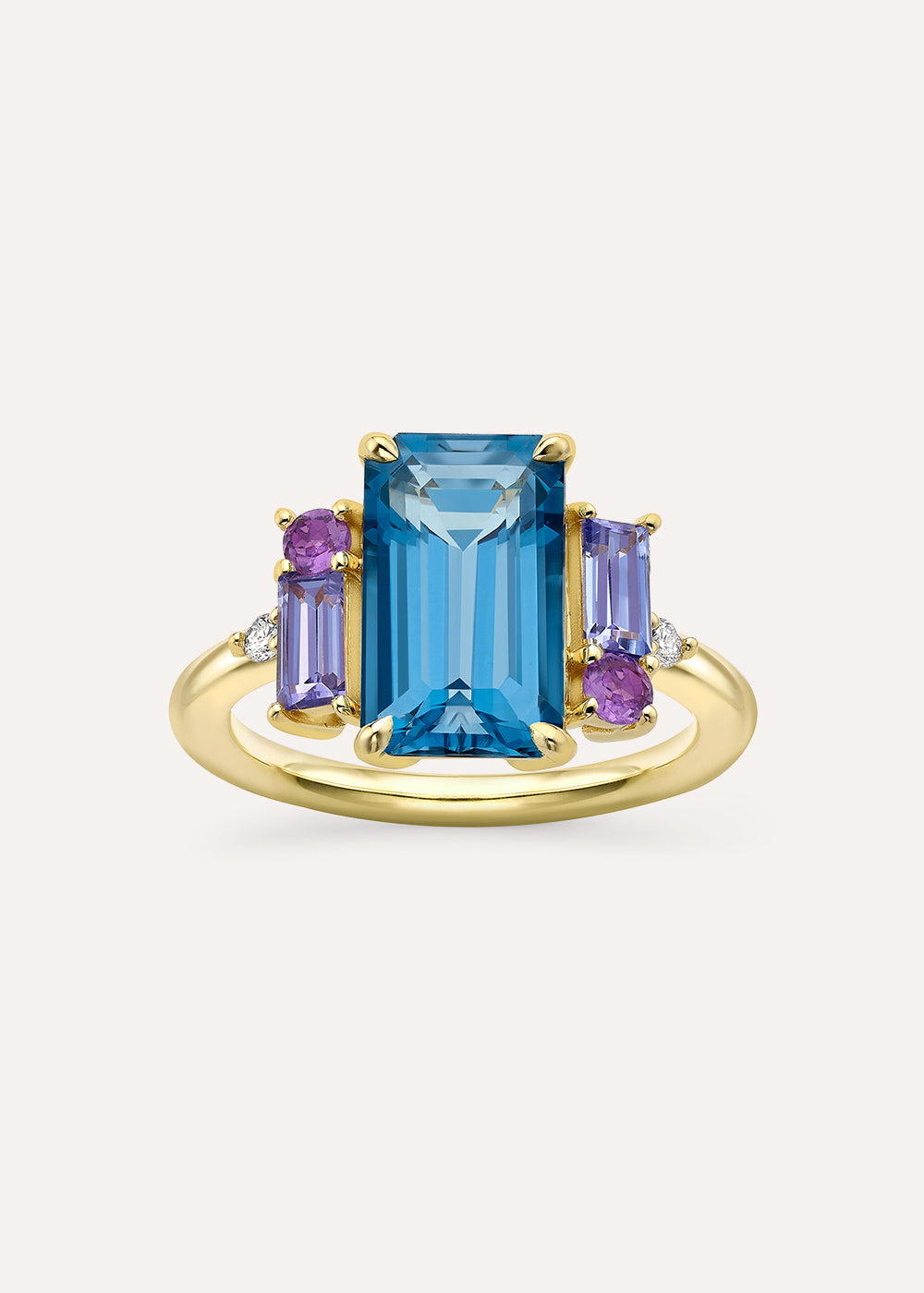 Charli Blue Topaz Cocktail Ring