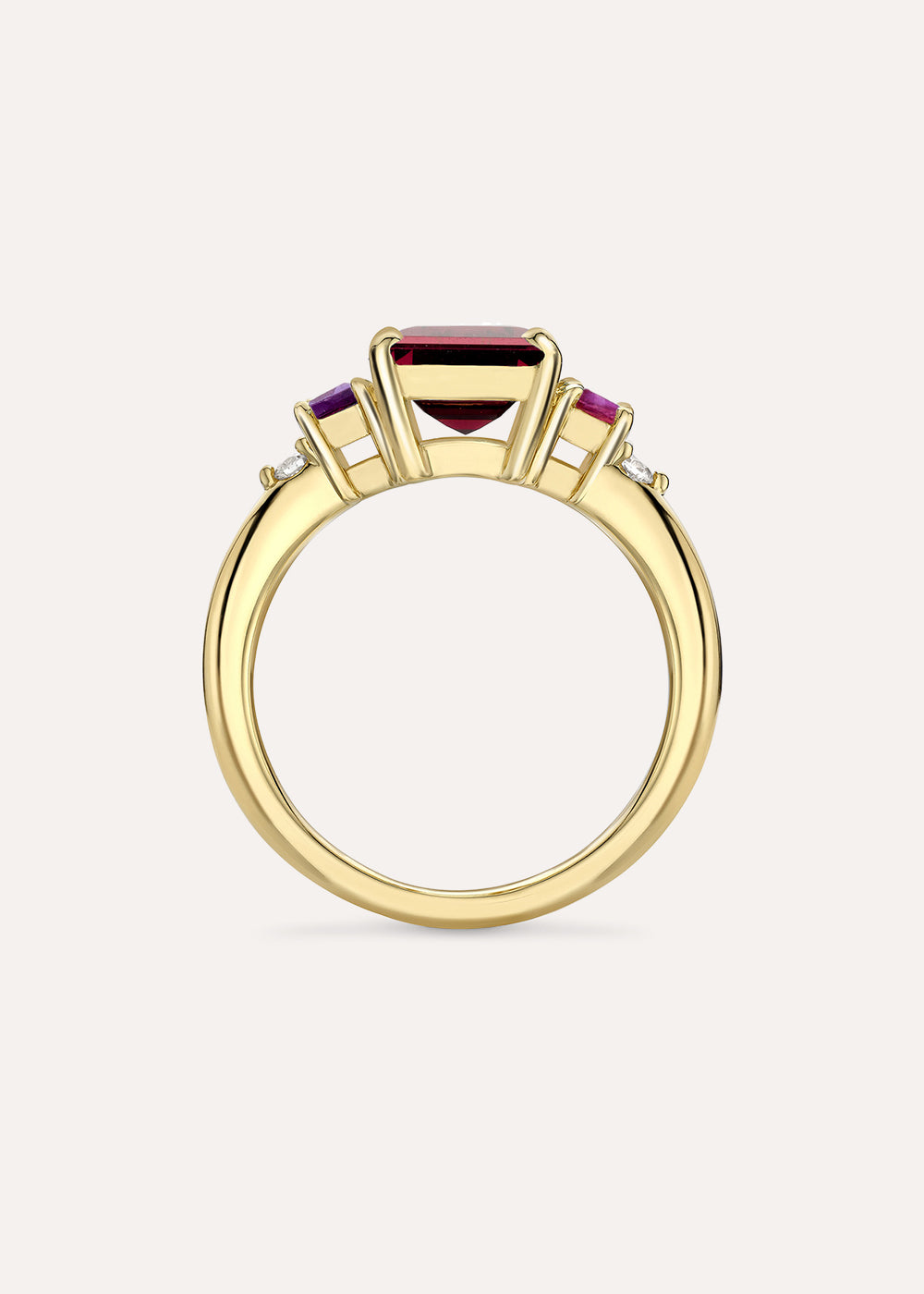 Charli Rhodolite Garnet Cocktail Ring