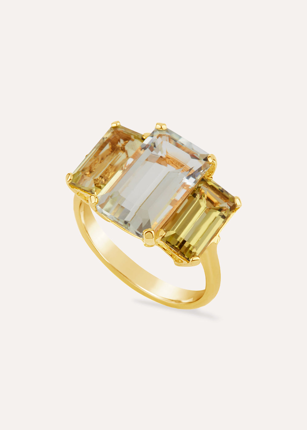 Trinny Amethyst & Oro Verde Cocktail Ring