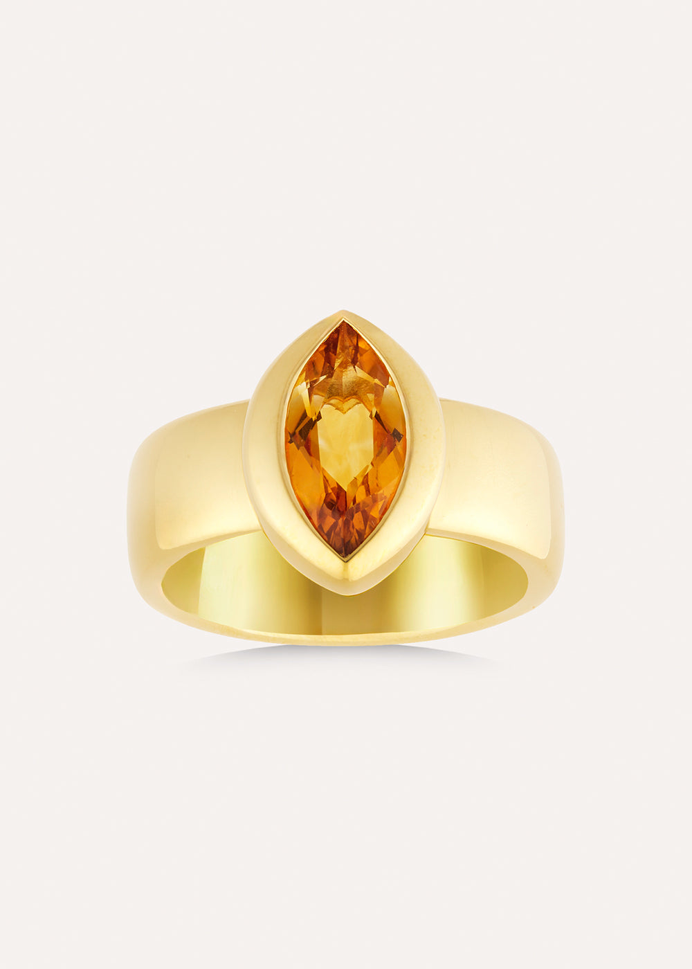 Paloma Orange Citrine Cocktail Ring