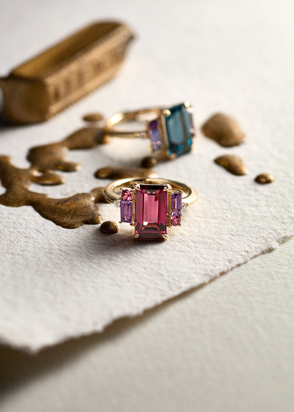 Charli Rhodolite Garnet Cocktail Ring