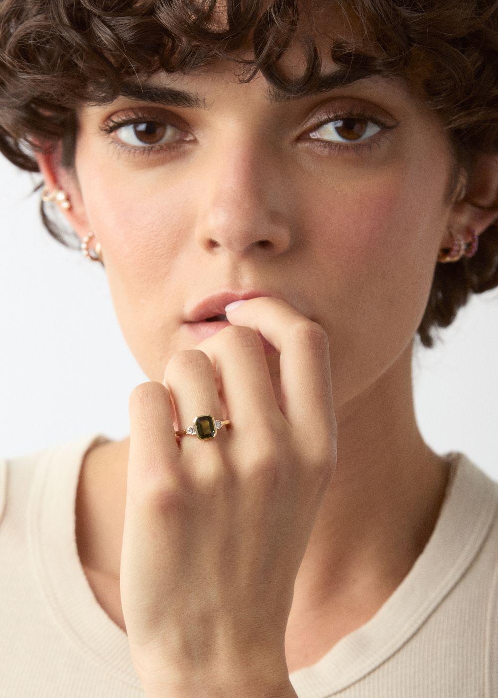 Mila Yellow Sapphire & Diamond Ring