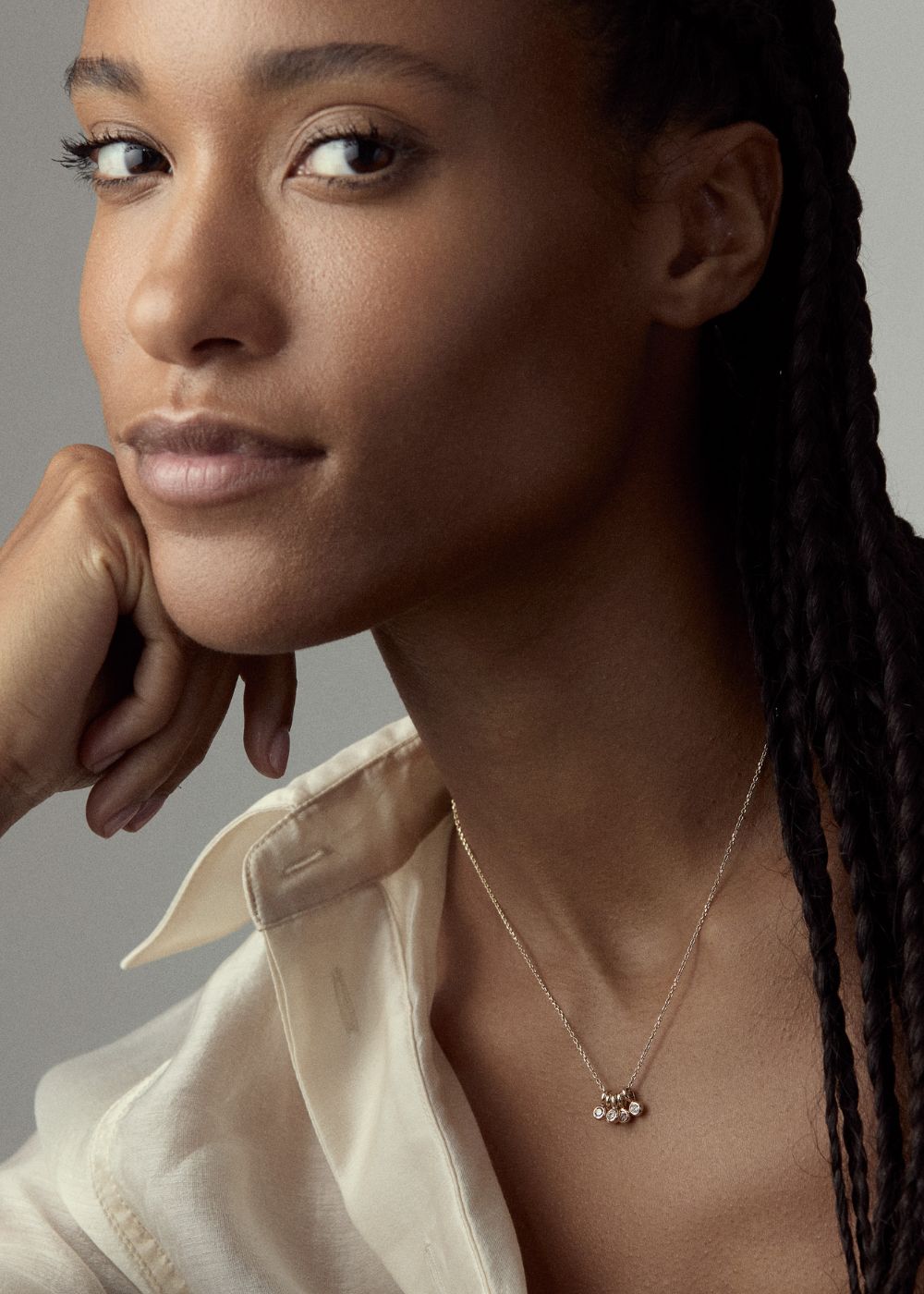 Lab-Grown Diamond Precious Pip Pendant
