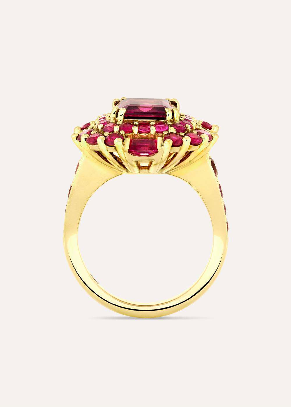 Carmen Rhodolite, Garnet & Ruby Ring