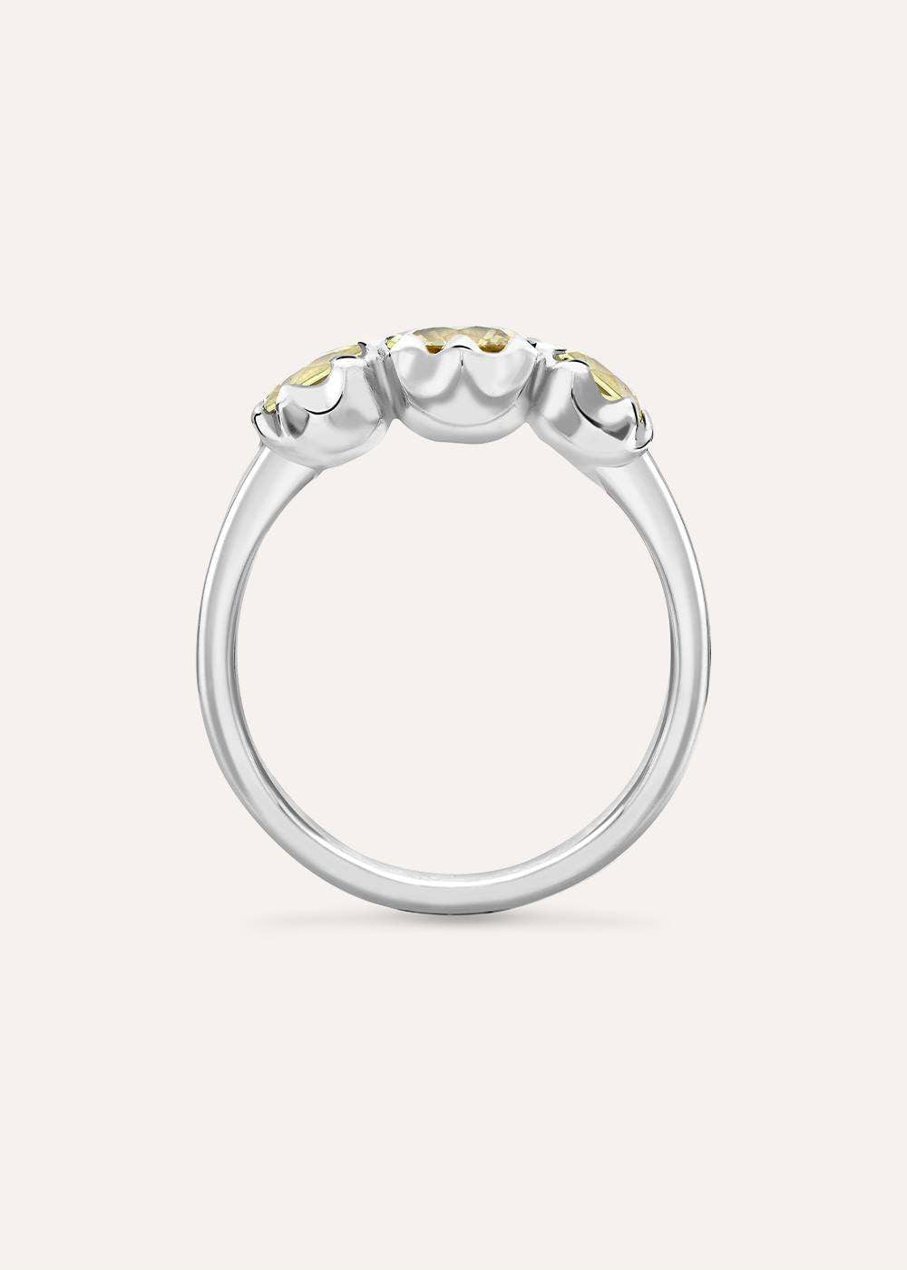 Elyhara Medium Trilogy Sapphire Ring