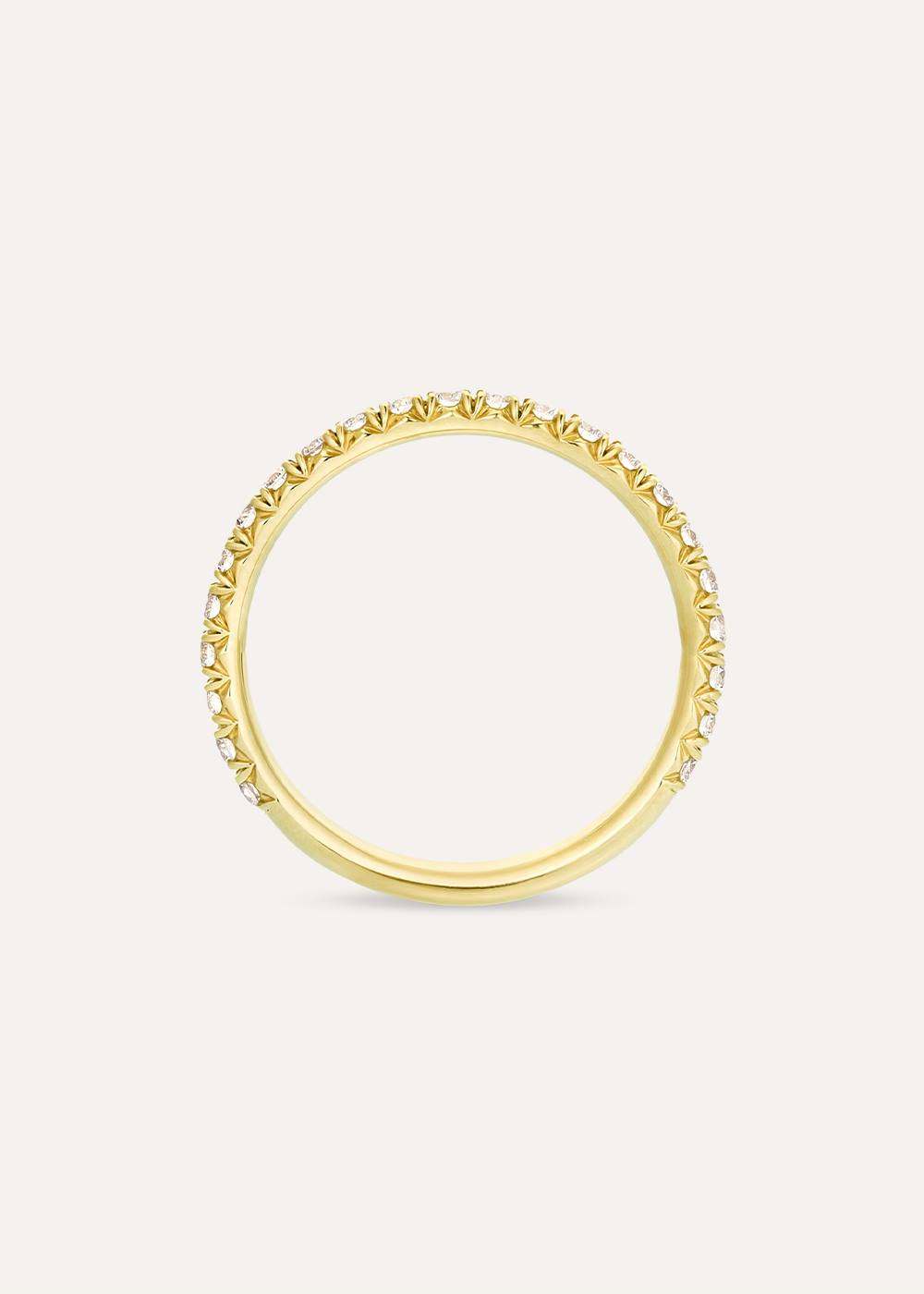 Minnow Three Quarter Medium Lab-Grown Diamond Eternity Ring