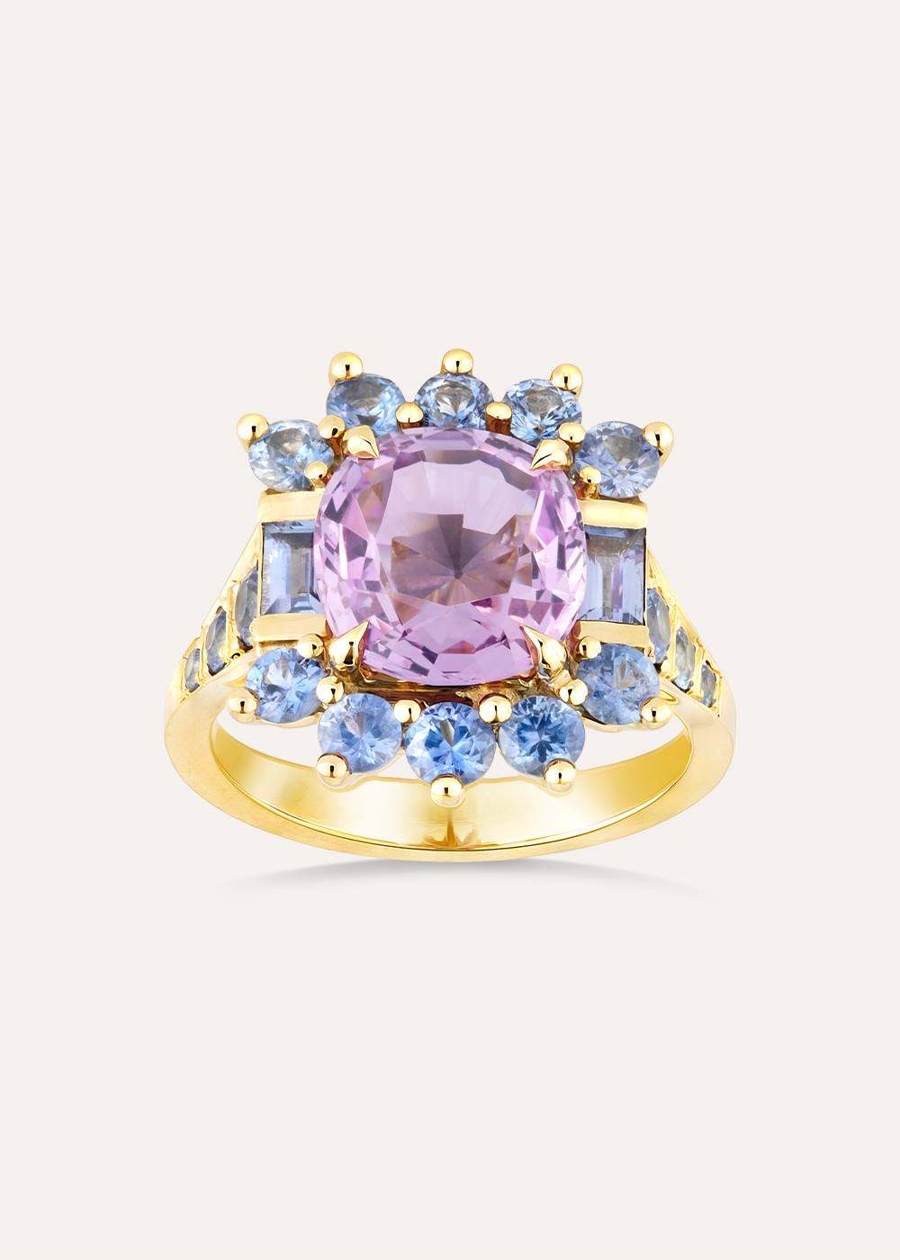 Thea Spinel & Sapphire Cocktail Ring