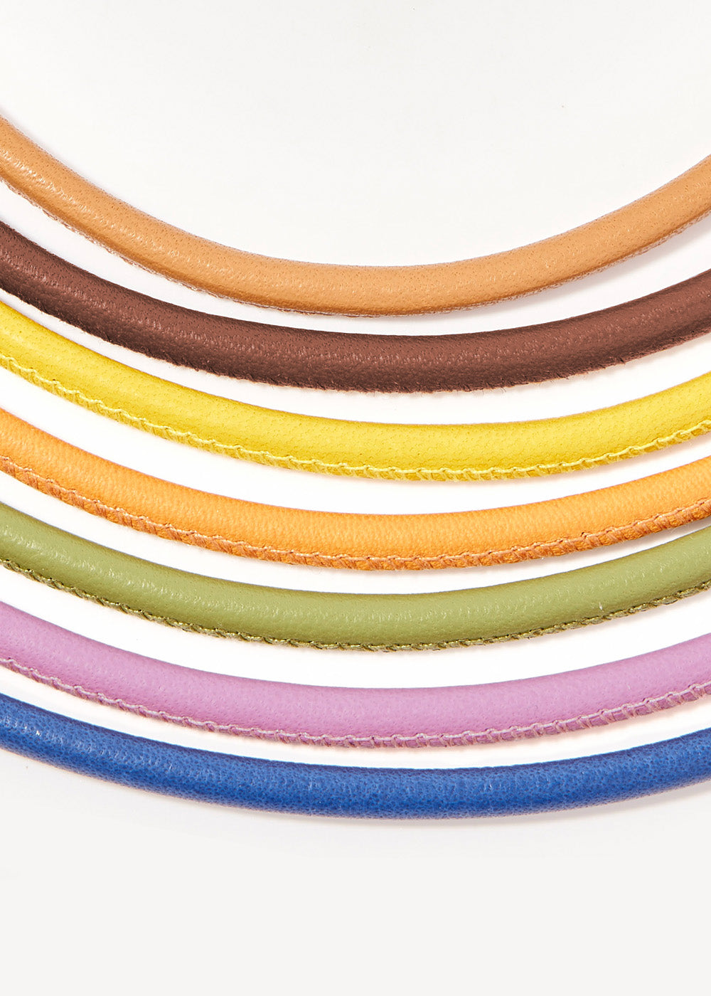 Paloma Tan Leather Necklace