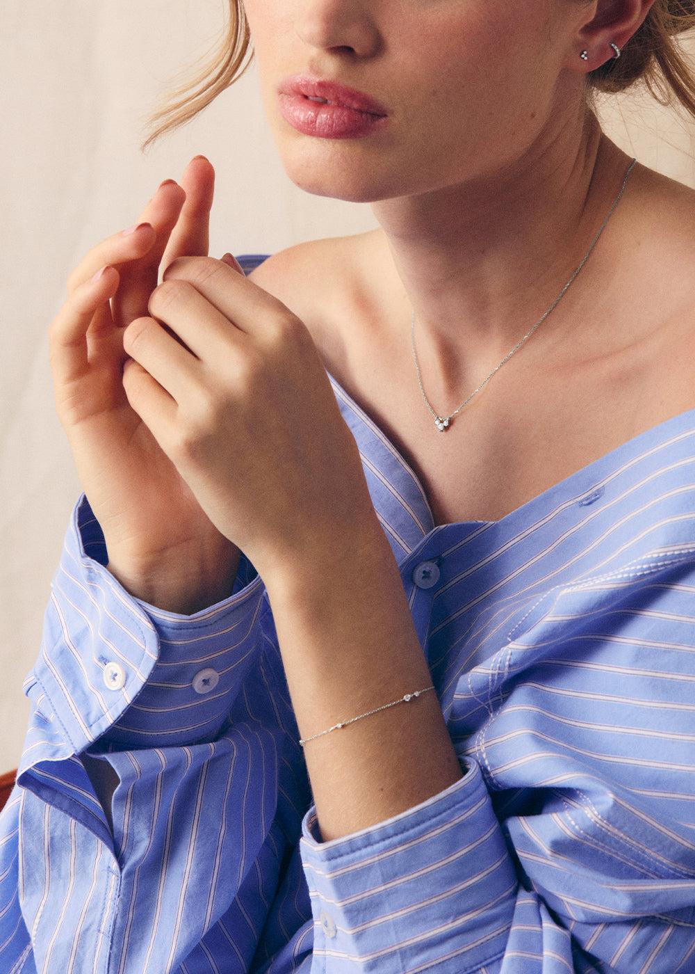 Shuga Asymmetric Lab-Grown Diamond Bracelet