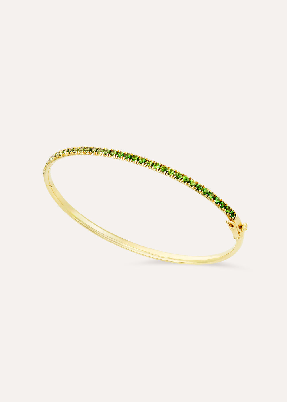 Minnow Tsavorite Garnet Bangle