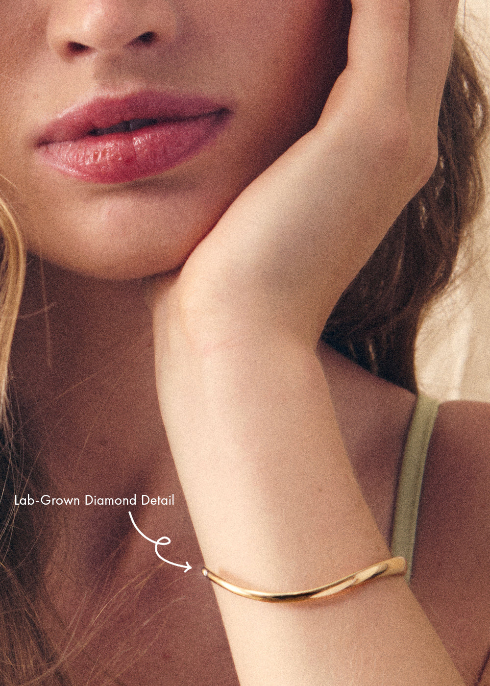 Wave Lab-Grown Diamond Cuff