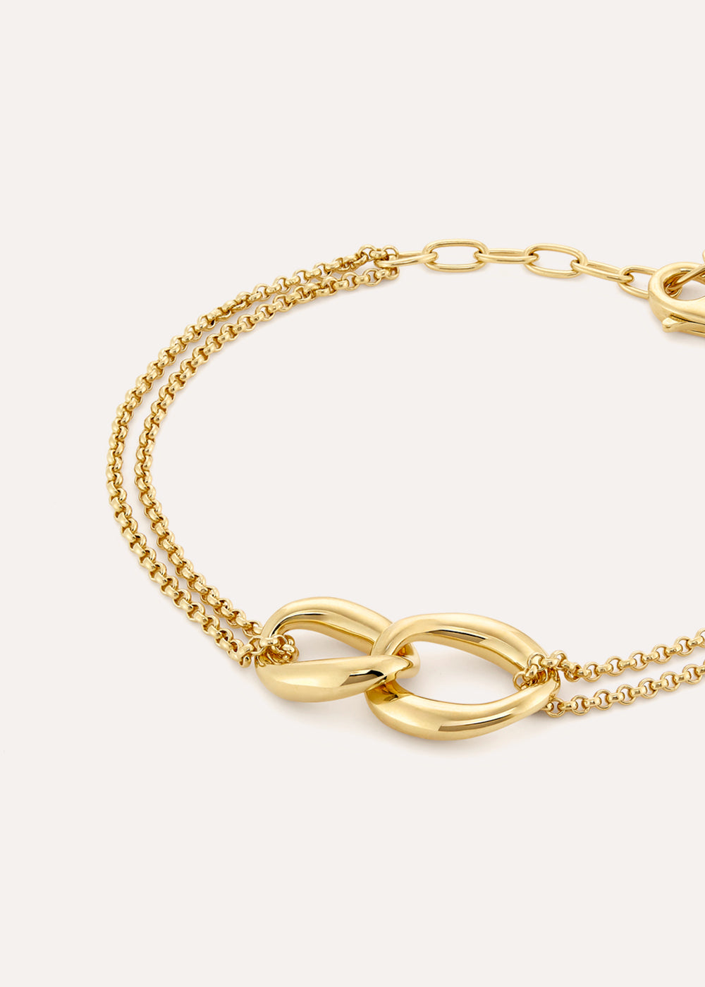 Wave Double Link Bracelet
