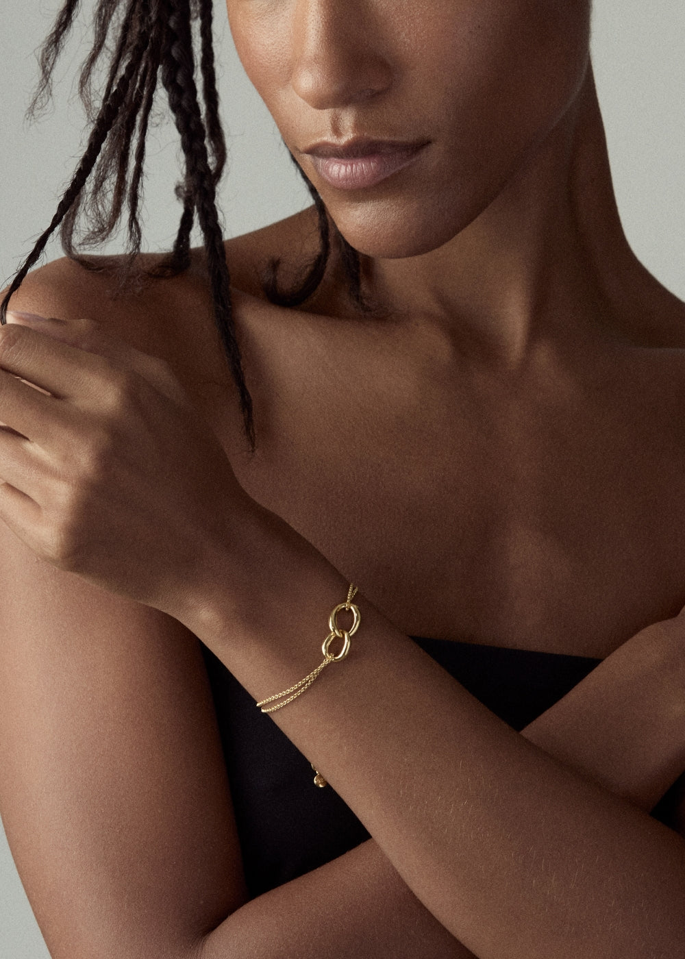 Wave Double Link Bracelet