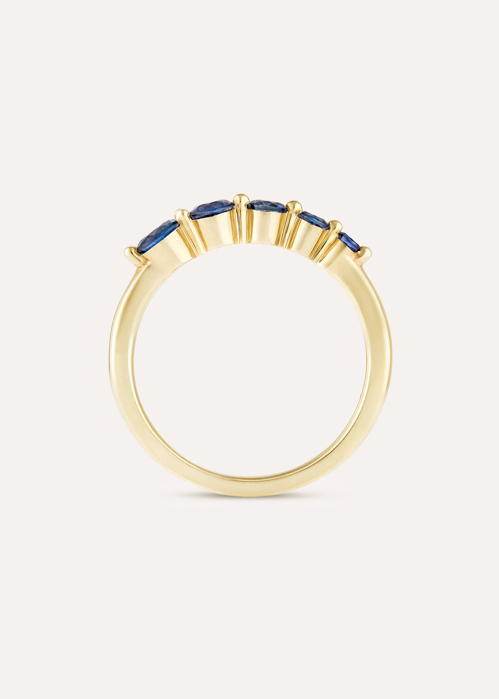 Shuga Blue Sapphire Graduated Ring