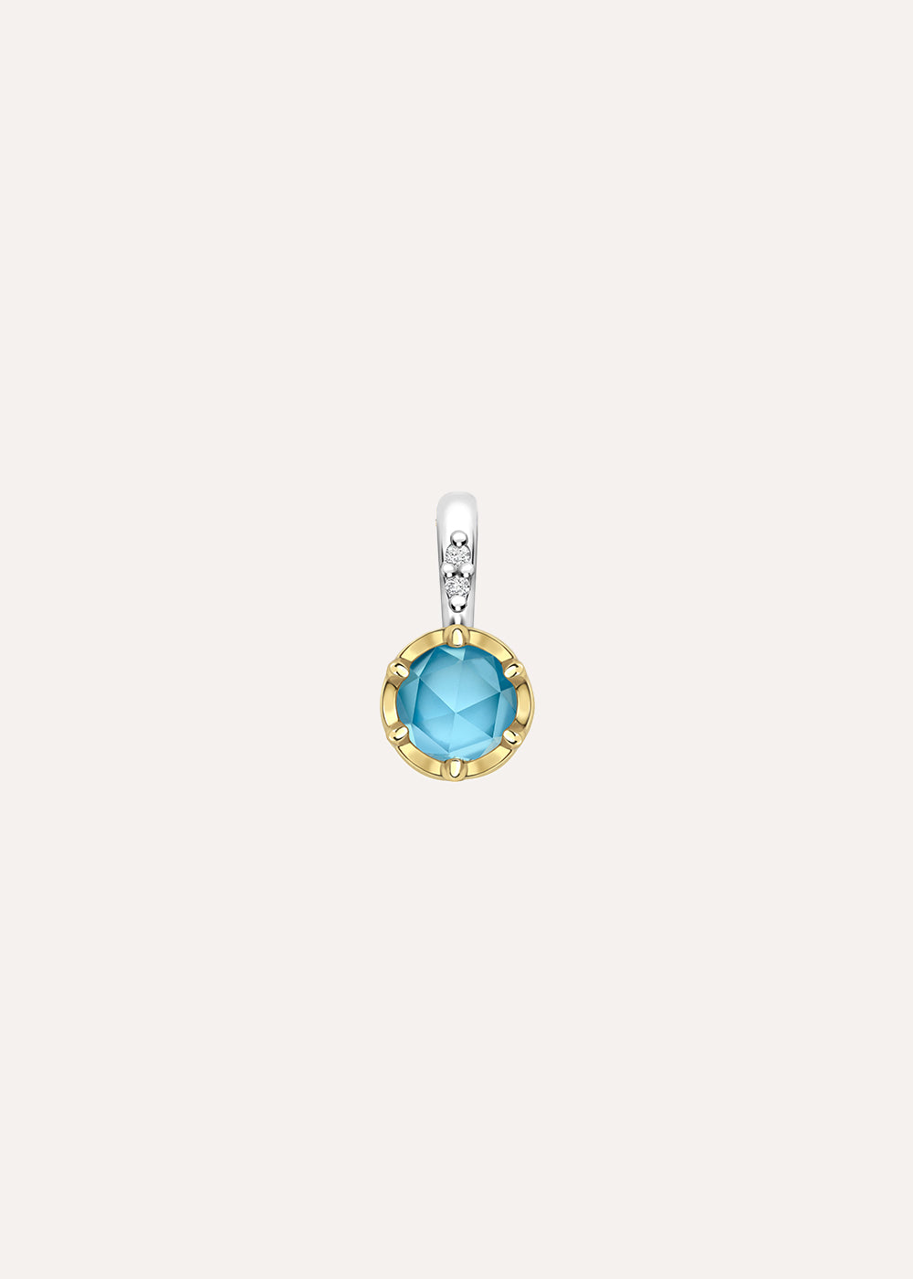 Aquamarine March Birthstone Charm