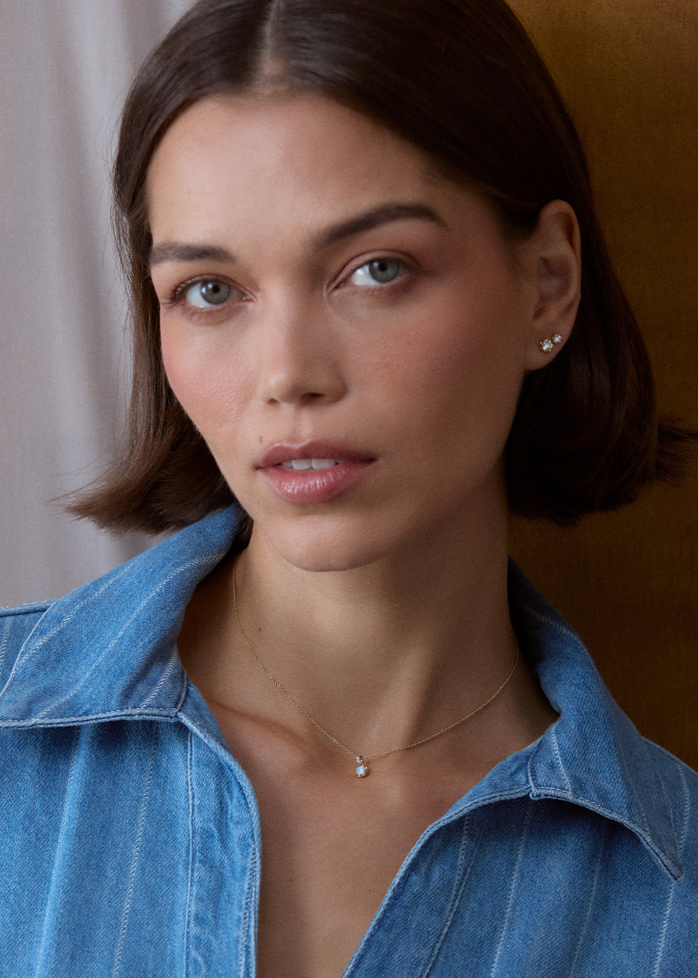 Aquamarine March Birthstone Necklace