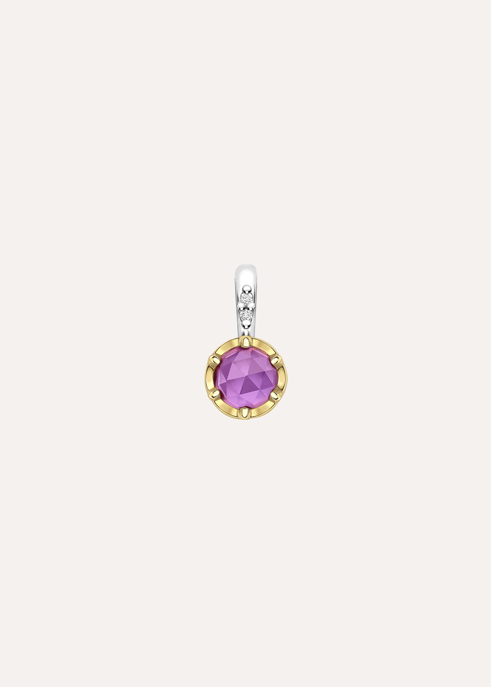 Amethyst February Birthstone Charm