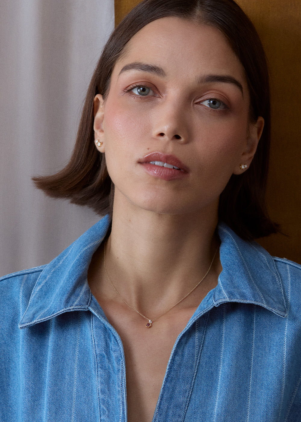 Ruby July Birthstone Necklace