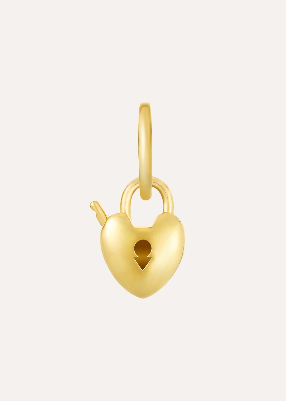 My World Padlock Heart Charm