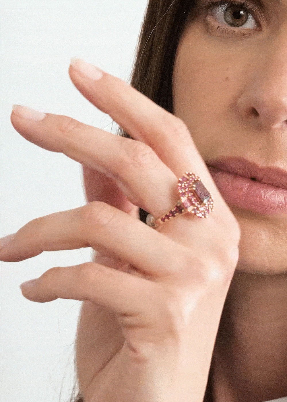 Carmen Rhodolite, Garnet & Ruby Ring