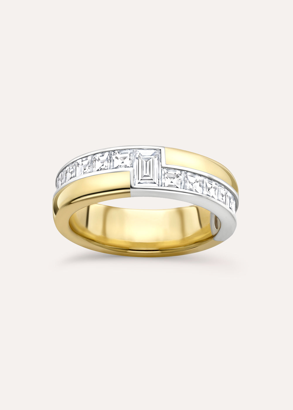 Natural Diamond Chunky Court Ring