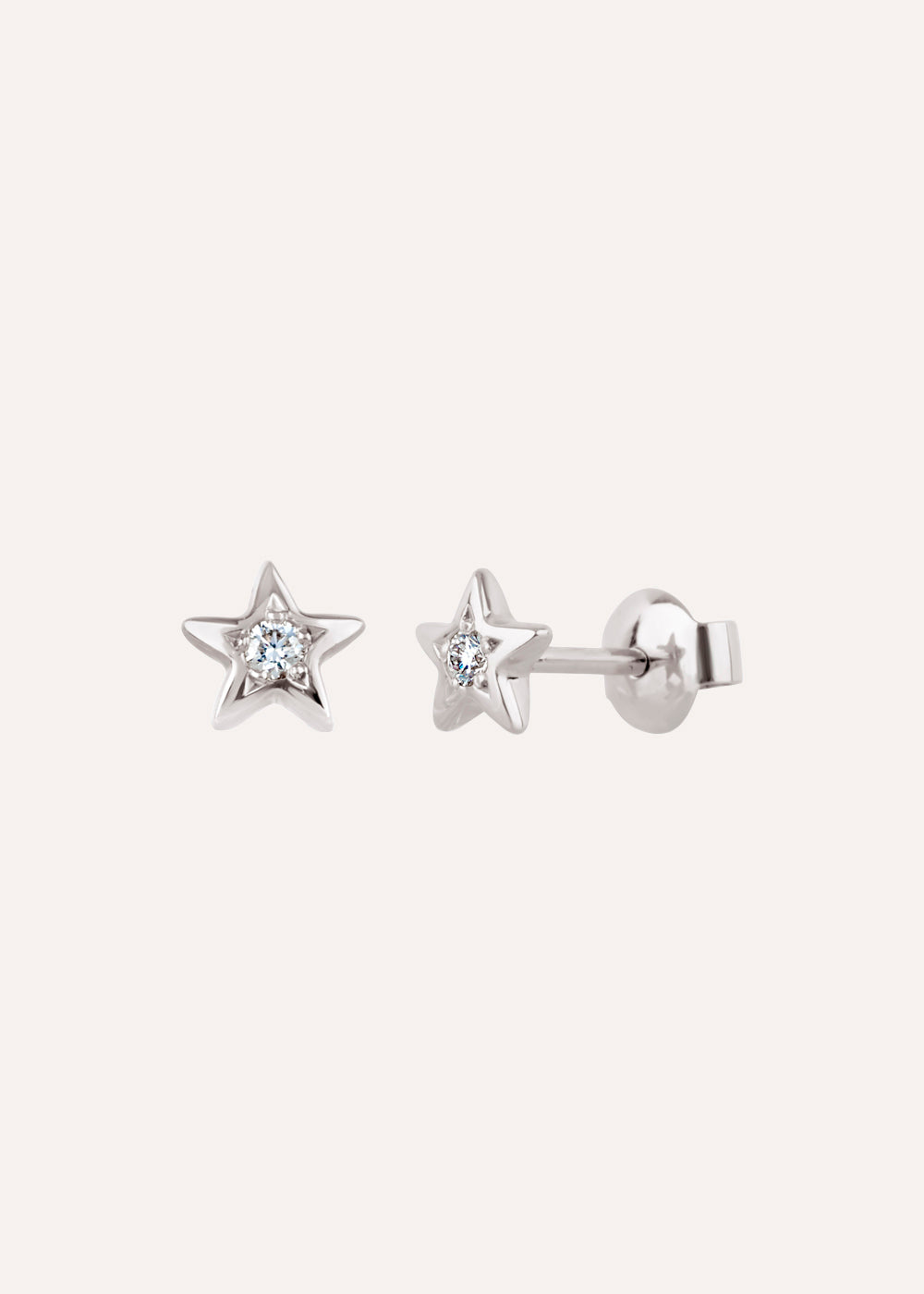 Bijou Mini Lab-Grown Diamond Star Stud Earrings