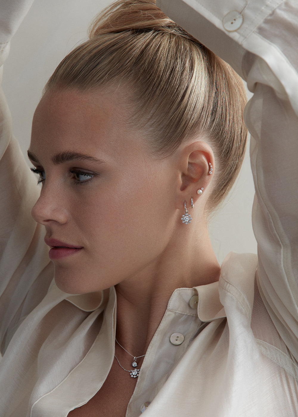 Celandine Lab-Grown Diamond Drop Earrings