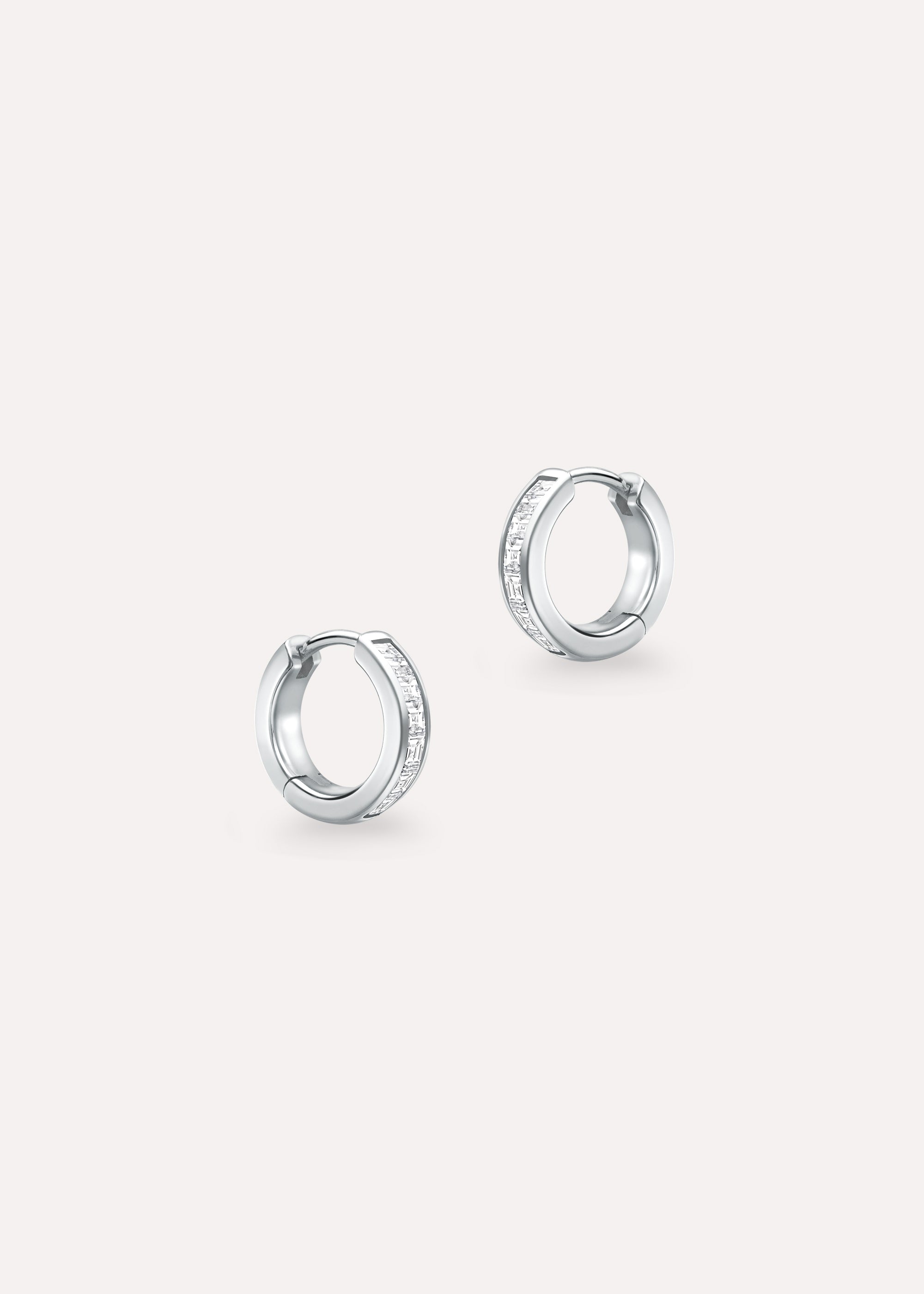 Brightside Diamond Hoop Earrings