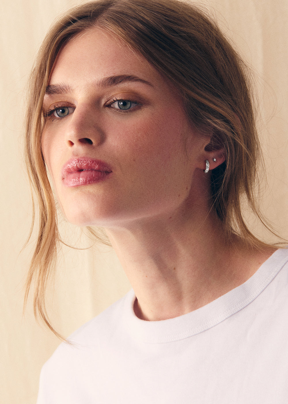Brightside Diamond Hoop Earrings