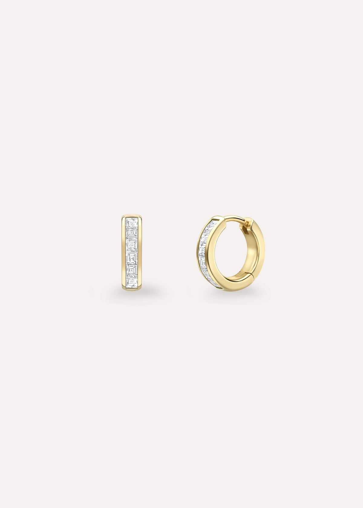 Brightside Diamond Hoop Earrings