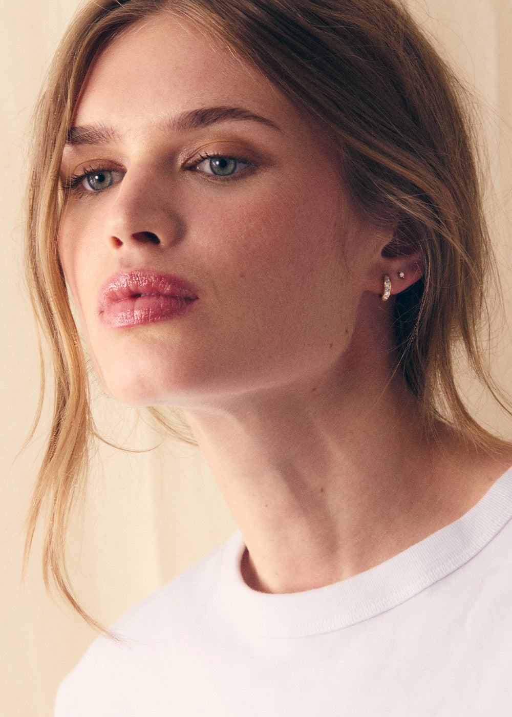 Brightside Diamond Hoop Earrings