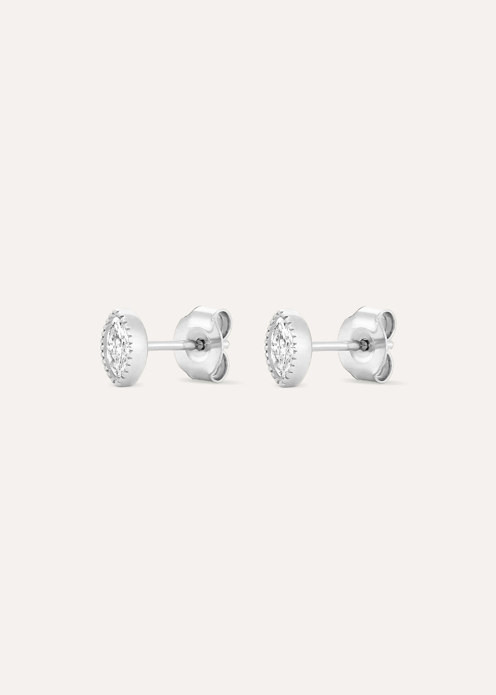 Jasmine Lab Grown Marquise Diamond Stud Earrings
