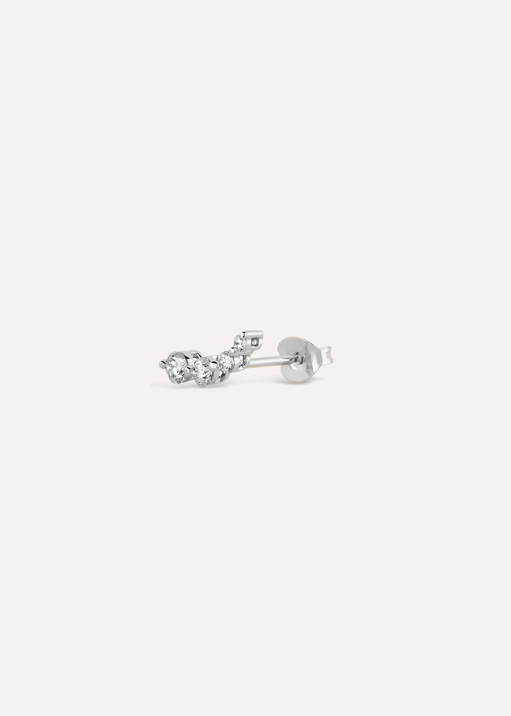 Single Shuga Lab-Grown Diamond Crawler Stud Earring