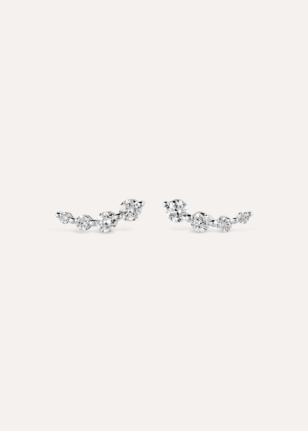 Shuga Lab-Grown Diamond Crawler Stud Earrings