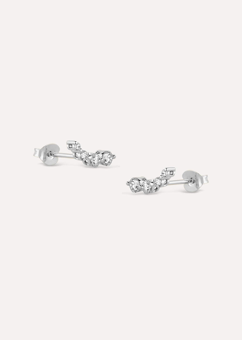 Shuga Lab-Grown Diamond Crawler Stud Earrings