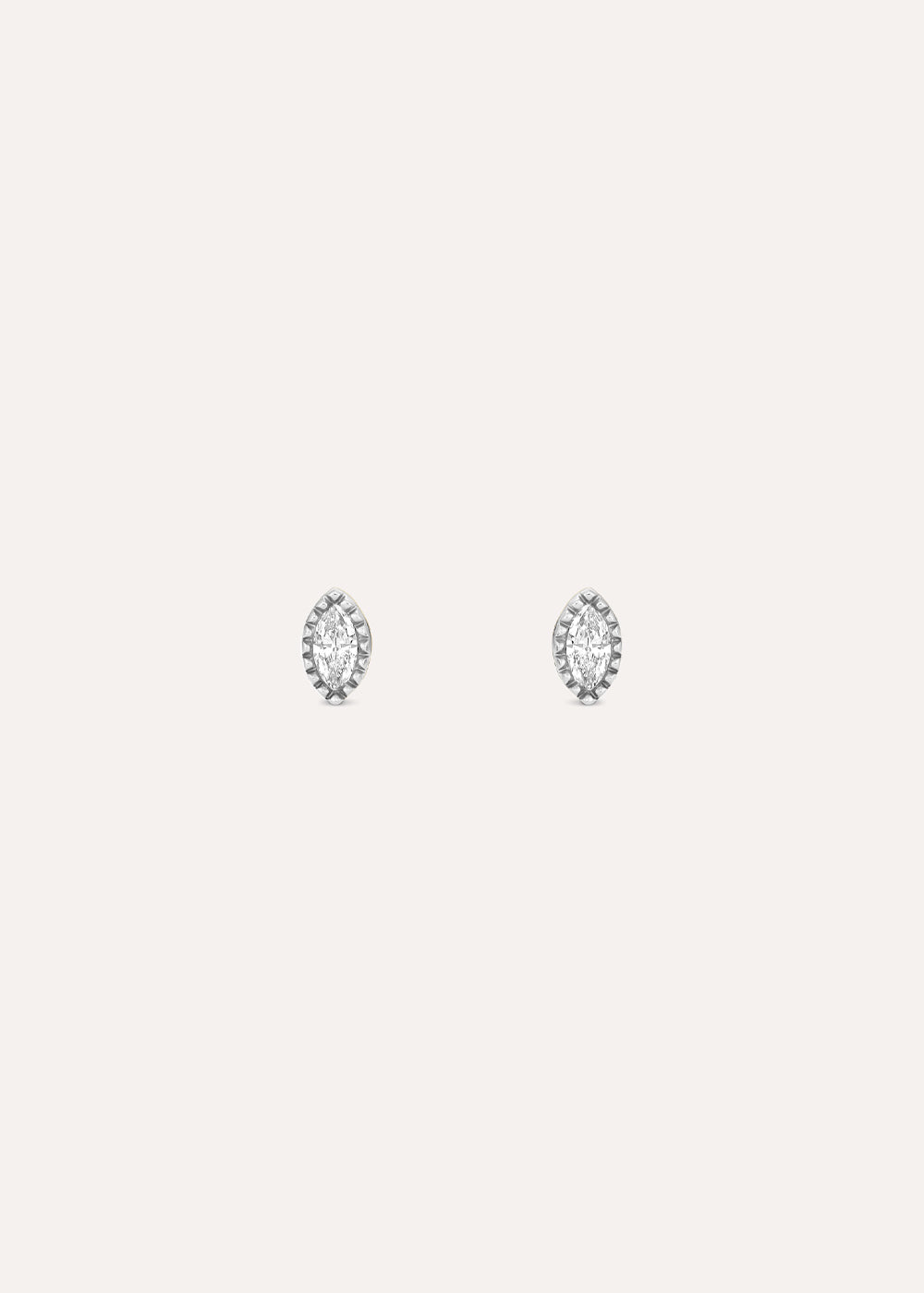 Jasmine Mini Lab-Grown Marquise Diamond Stud Earrings