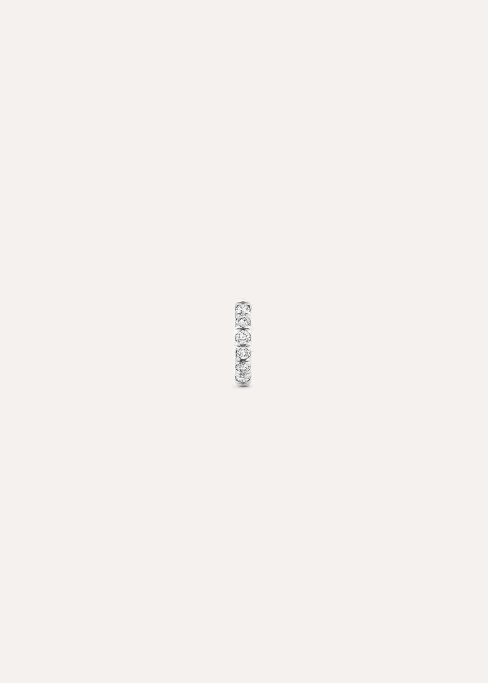 Single Jasmine Mini Lab-Grown Diamond Huggie Hoop Earring