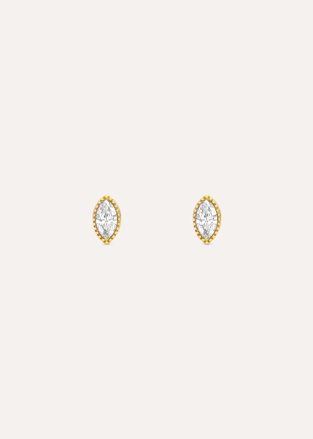 Jasmine Lab-Grown Marquise Diamond Stud Earrings