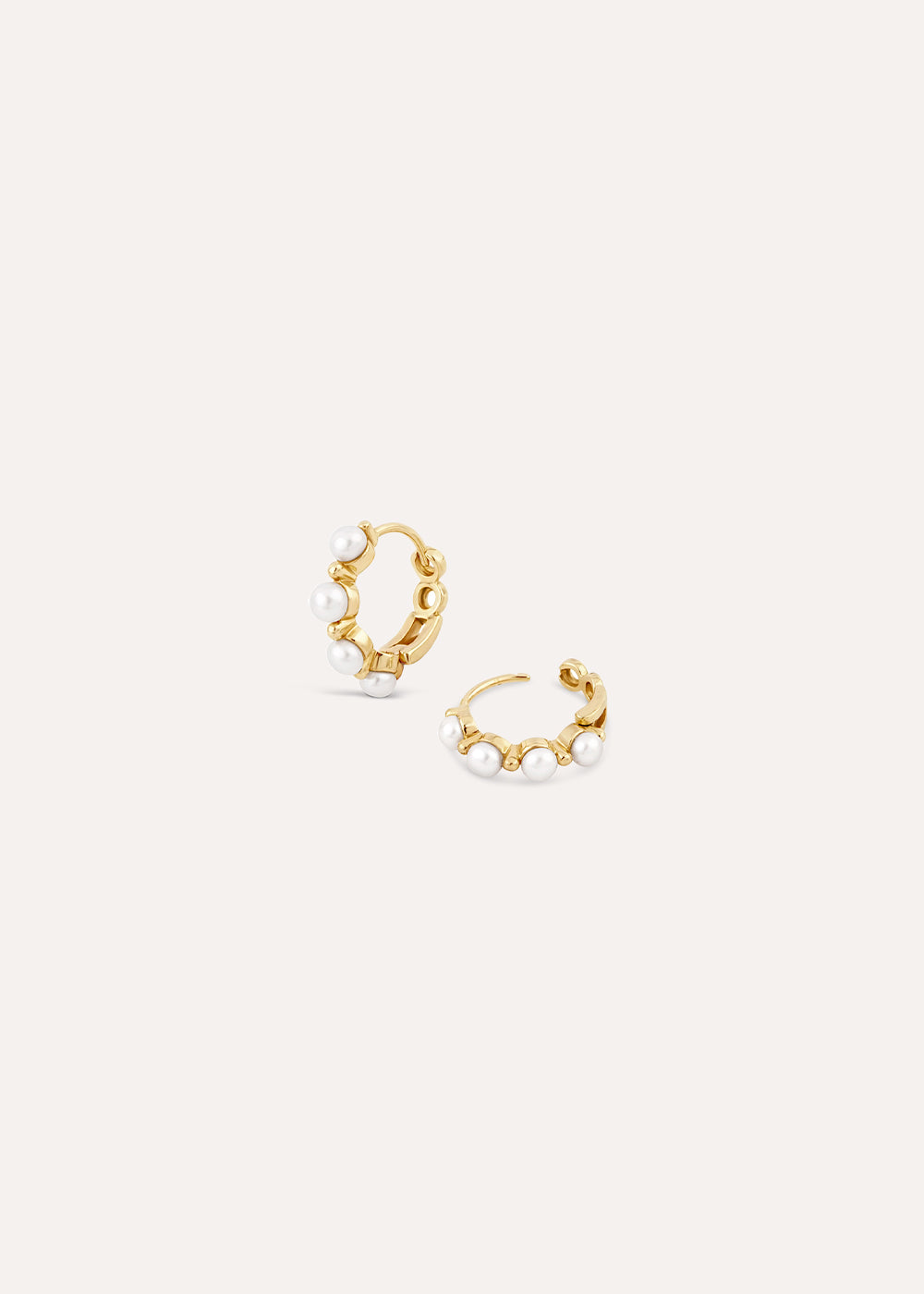 Shuga Pearl Huggie Hoop Earrings