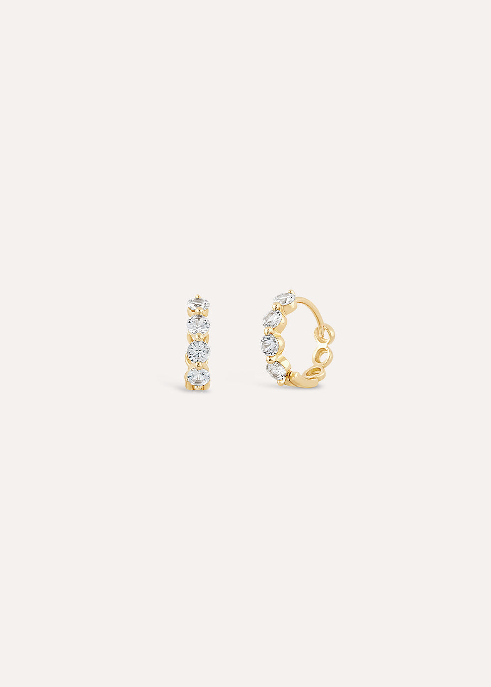 Shuga Lab-Grown Diamond Huggie Hoop Earrings