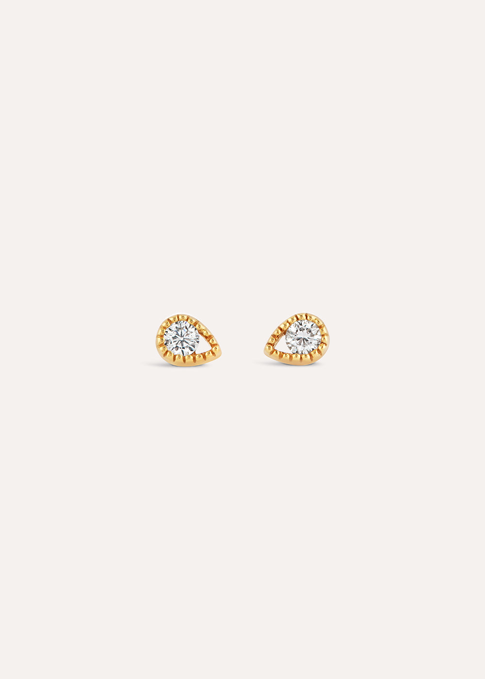 Jasmine Lab-Grown Diamond Teardrop Stud Earrings