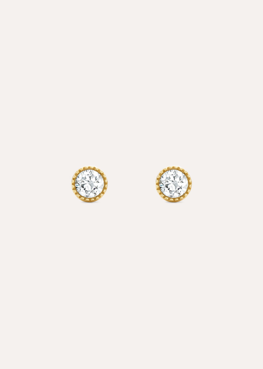 Jasmine Lab-Grown Diamond Solitaire Stud Earrings