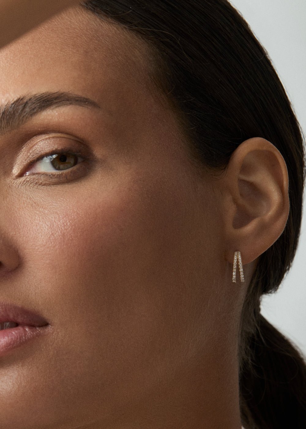 Signature Lab-Grown Diamond Duo Huggie Hoop Earrings