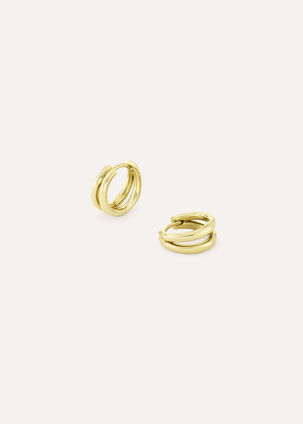 Signature Mini Duo Huggie Hoop Earrings