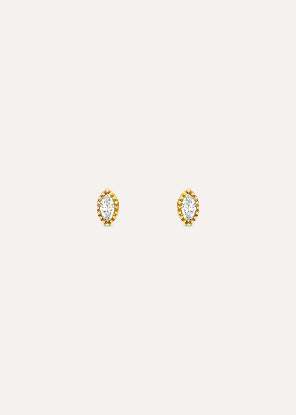 Jasmine Mini Lab-Grown Marquise Diamond Stud Earrings
